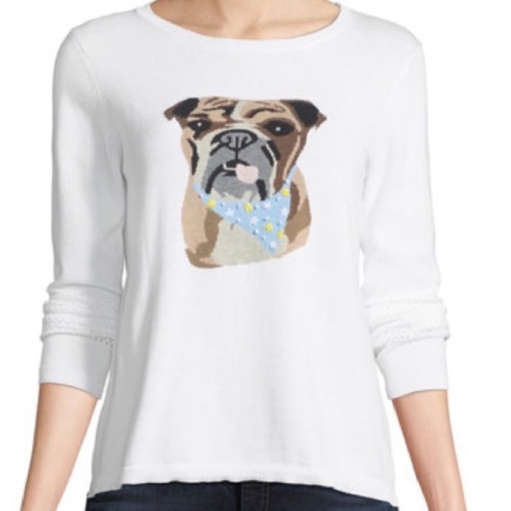 Lisa Todd Nino Bulldog Dog Sweater